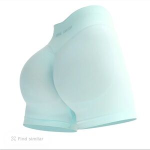 Seamless Light Blue Women's Intimate Shorts